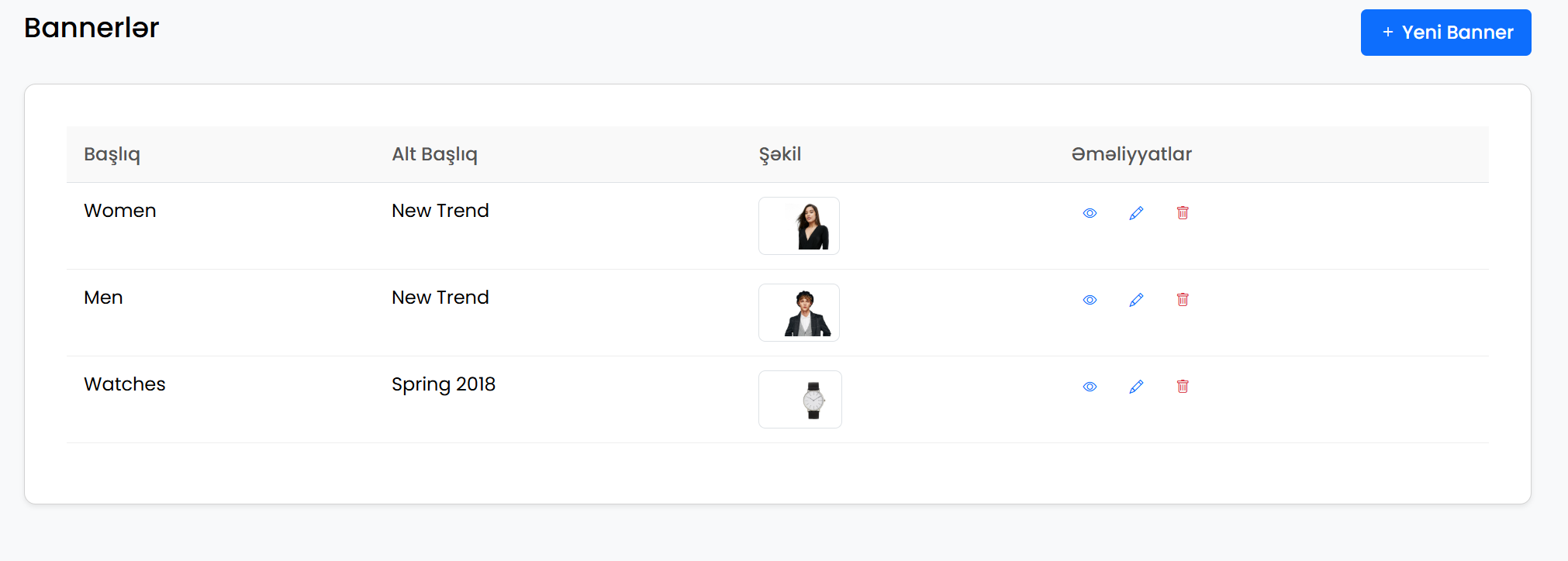 E-Ticarət Saytı Layihəsi